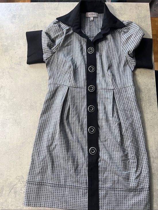 le chateau Dresses & Skirts - le chateau Gray & Black Patterned woman Dress